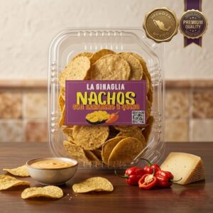 Nachos con Habanero y Queso La Ginaglia