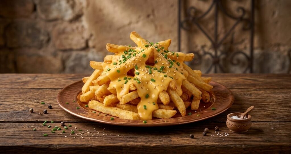 Papas a la francesa con queso - La Ginaglia®